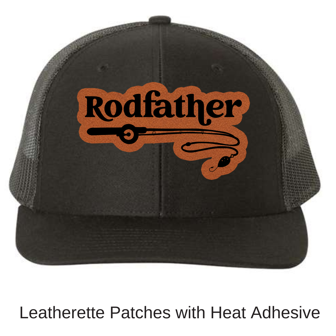 Rodfather Leatherette Patch with Heat Adhesive