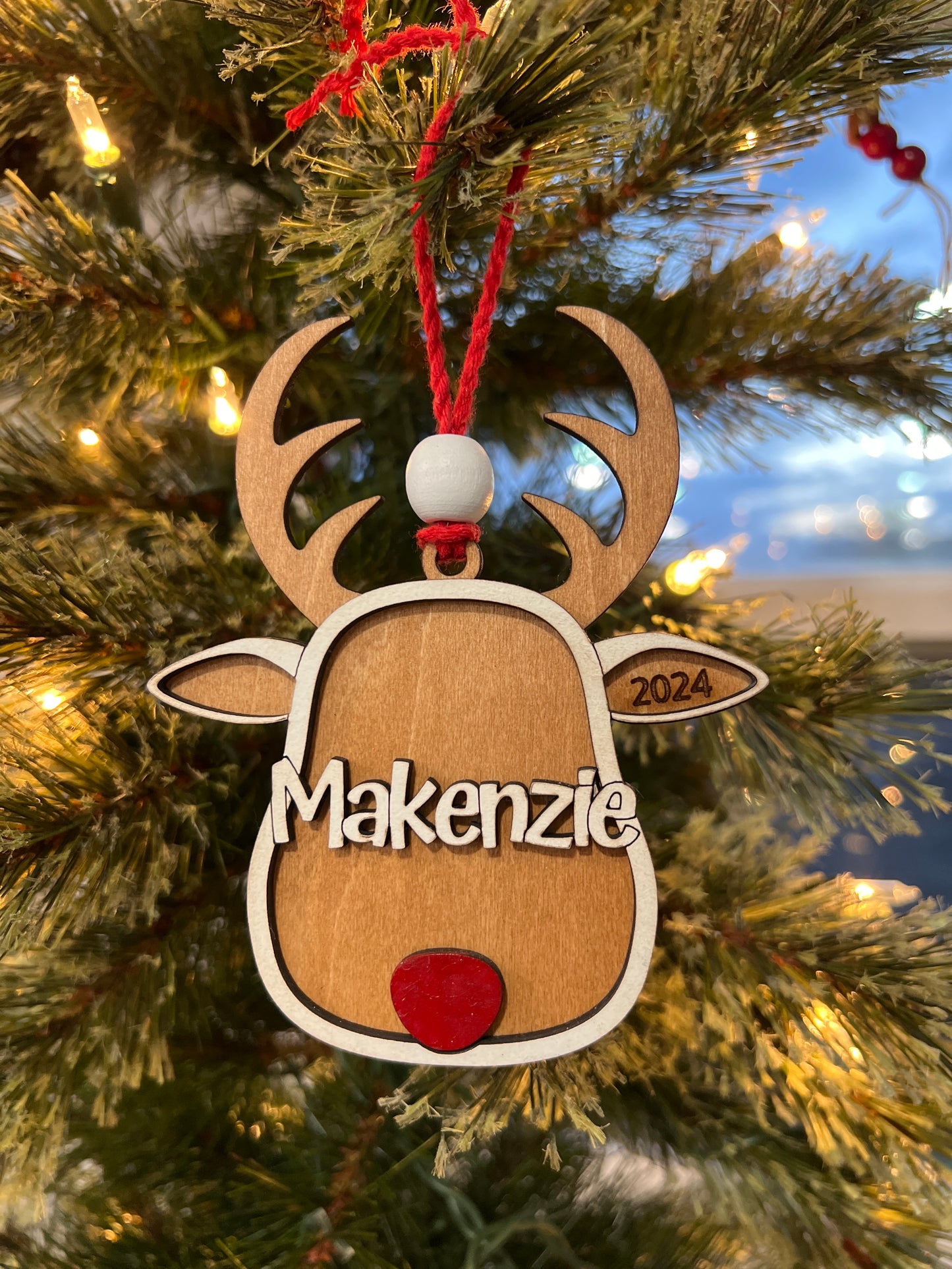 Custom Reindeer Ornaments