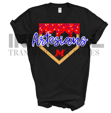 2025 ice cream baseball canva editable templates